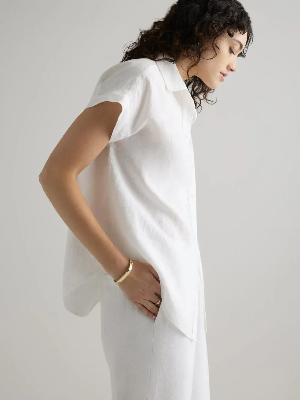 100% European Linen Camp Shirt* - Picture 3 of 11